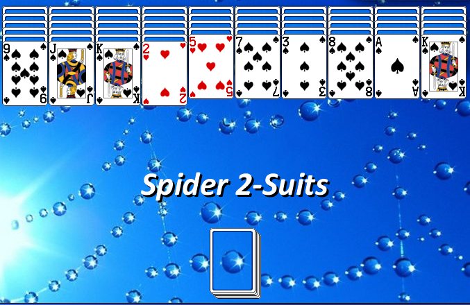 Spider Solitaire 2-Suits - at SoliTaire! Network